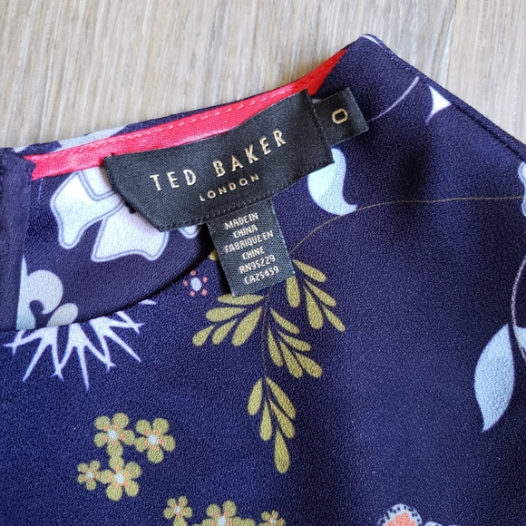 NEVER WORE TED BAKER LONDON FLORAL DRESS - Picture 3 of 14